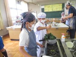 5年生家庭科の授業