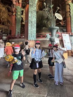 6年生校外学習東大寺班別行動