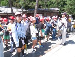 6年生校外学習東大寺南大門到着