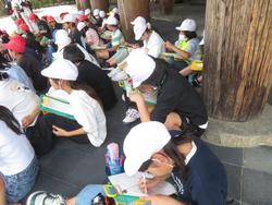 6年生校外学習法隆寺見学