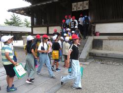 6年生校外学習法隆寺見学