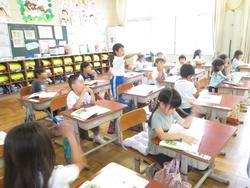 1年生国語の授業