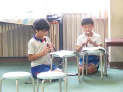 4年生音楽の授業