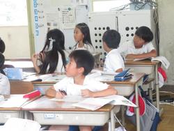 3年生道徳の授業