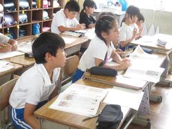 3年生道徳の授業