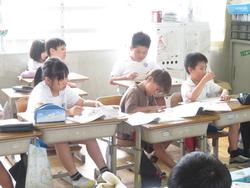 3年生道徳の授業