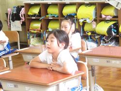 1年生国語の授業