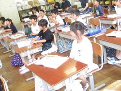 1年生国語の授業