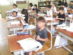 1年生国語の授業