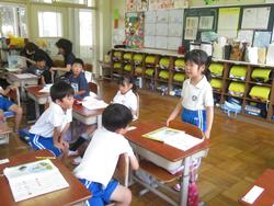 1年生国語の授業