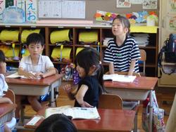 1年生国語の授業