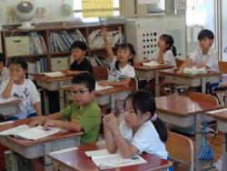 1年生国語の授業