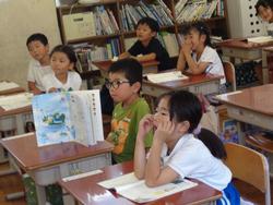 1年生国語の授業