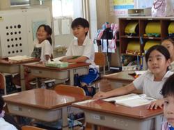 1年生国語の授業