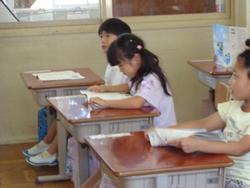 1年生国語の授業