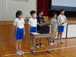 第1回児童集会の様子