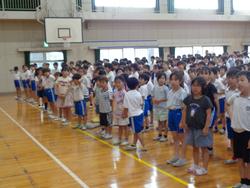 第1回児童集会の様子