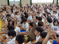 第1回児童集会の様子