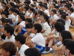 第1回児童集会の様子