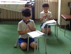 4年生音楽の授業