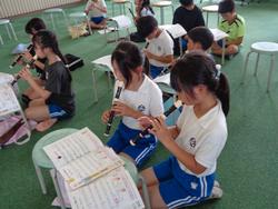 4年生音楽の授業