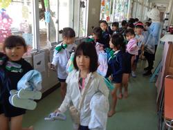 1年生水泳学習