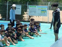 1年生水泳学習