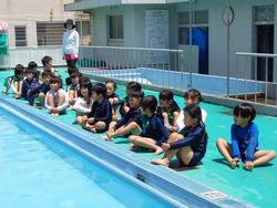 1年生水泳学習