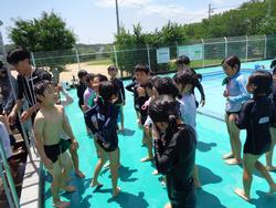 1年生水泳学習
