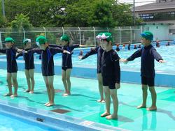 1年生水泳学習