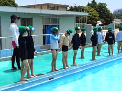 1年生水泳学習