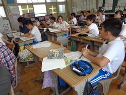 6年生家庭科の授業