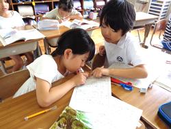 2年生国語の授業