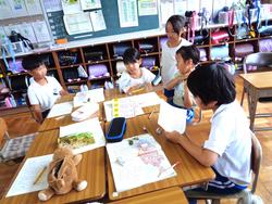 2年生国語の授業