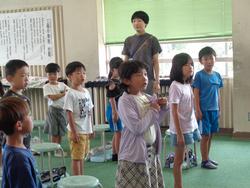 1年生音楽の授業