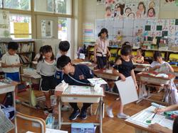 1年生図工の授業
