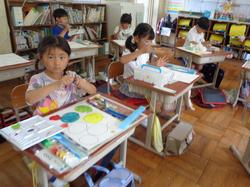 1年生図工の授業