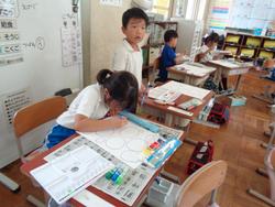 1年生図工の授業