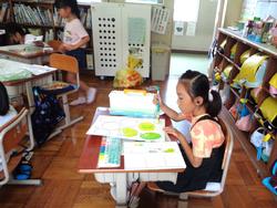 1年生図工の授業
