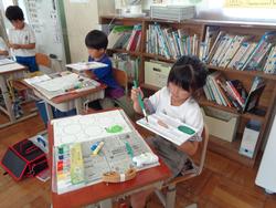 1年生図工の授業