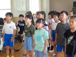 1年生・2年生 歌の交流会