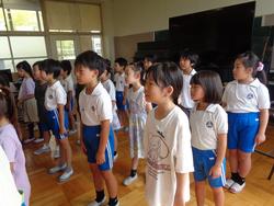 1年生・2年生 歌の交流会