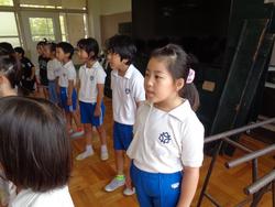 1年生・2年生 歌の交流会