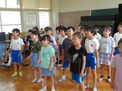 1年生・2年生 歌の交流会
