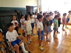 1年生・2年生 歌の交流会