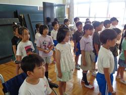 1年生・2年生 歌の交流会