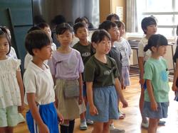 1年生・2年生 歌の交流会