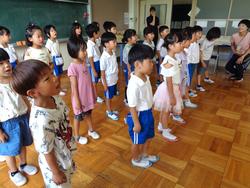 1年生・2年生 歌の交流会