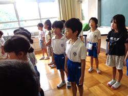 1年生・2年生 歌の交流会