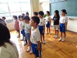 1年生・2年生 歌の交流会